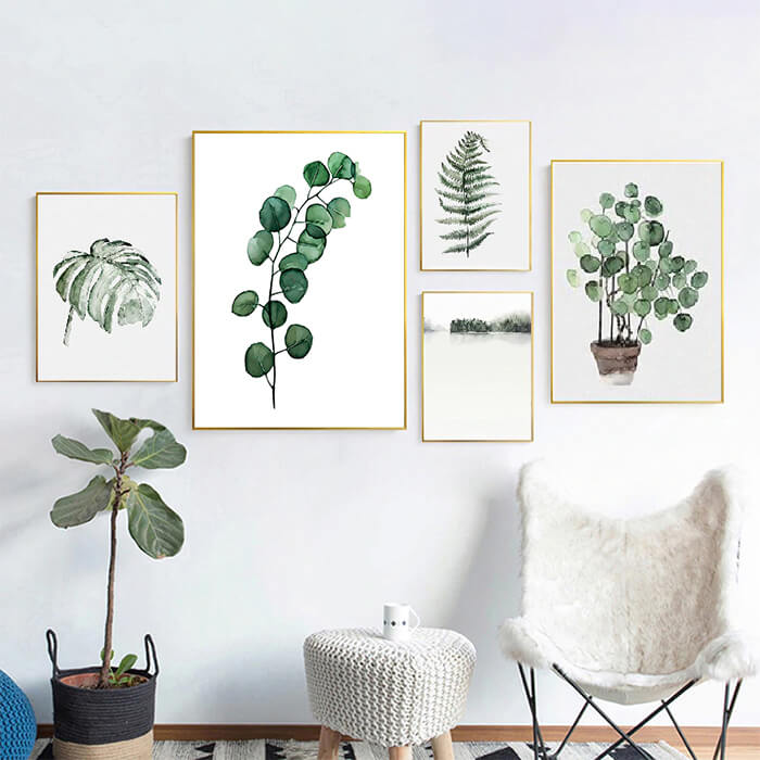 Green Plants No3 Print Wall Art Moncasso
