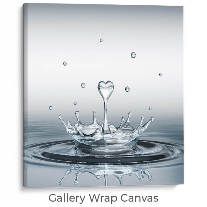 Heart Drop Print Wall Art Moncasso