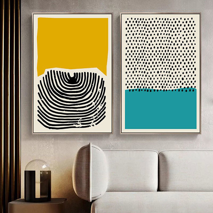 Tribal Sand Print Wall Art Moncasso
