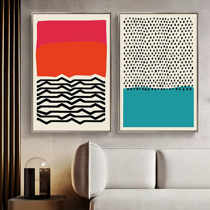 Tribal Sun Print Wall Art Moncasso