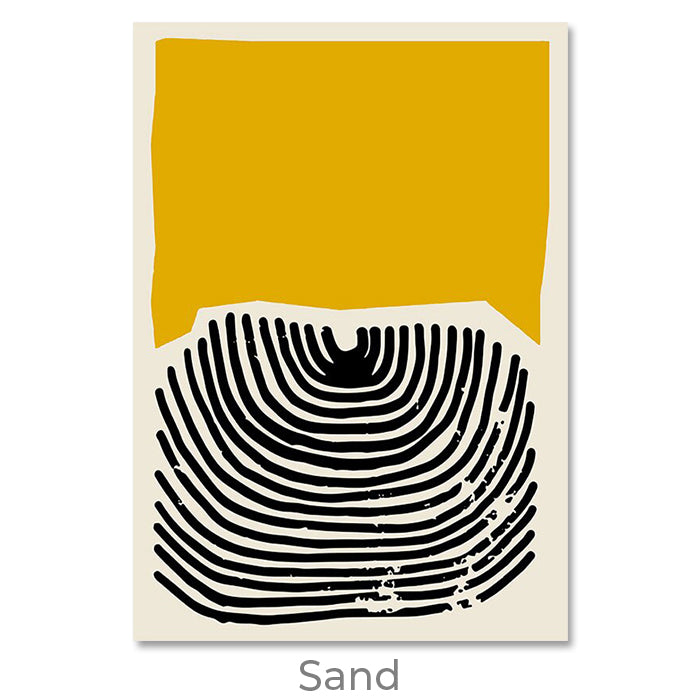 Tribal Sand Print Wall Art Moncasso
