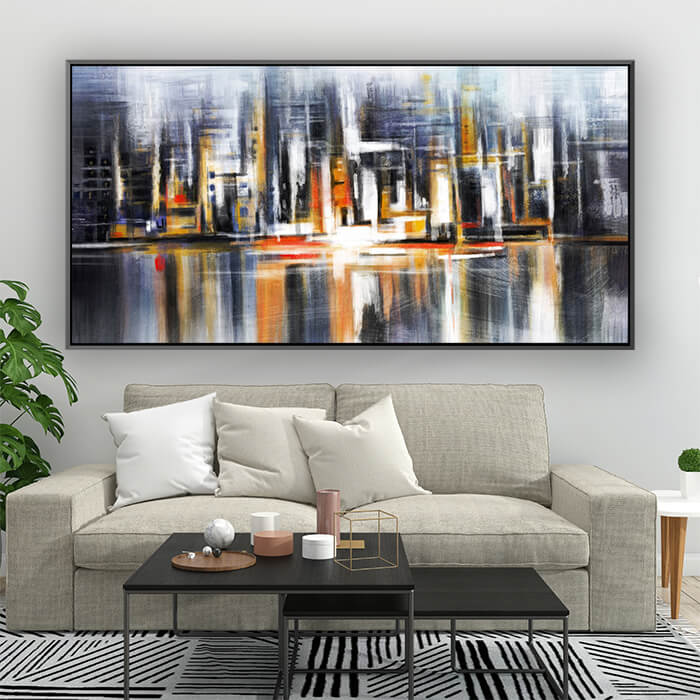 Skyline Print Wall Art Moncasso