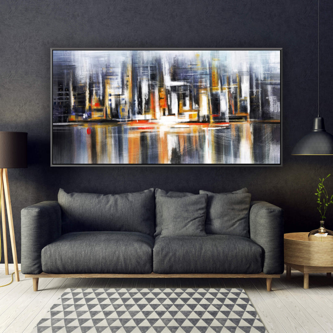 Skyline Print Wall Art Moncasso