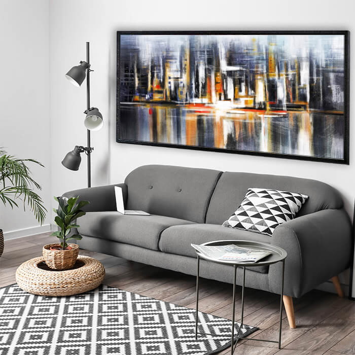 Skyline Print Wall Art Moncasso