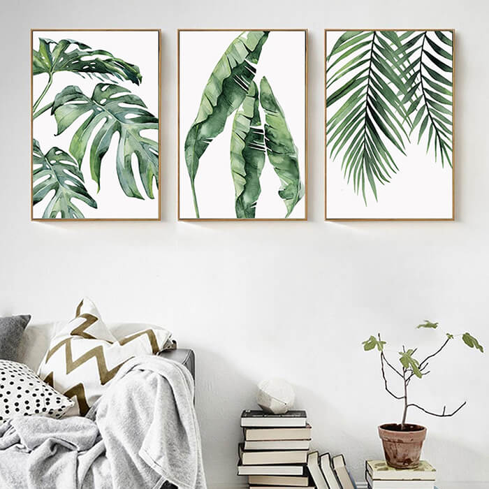 Green Plants No1 Print Wall Art Moncasso