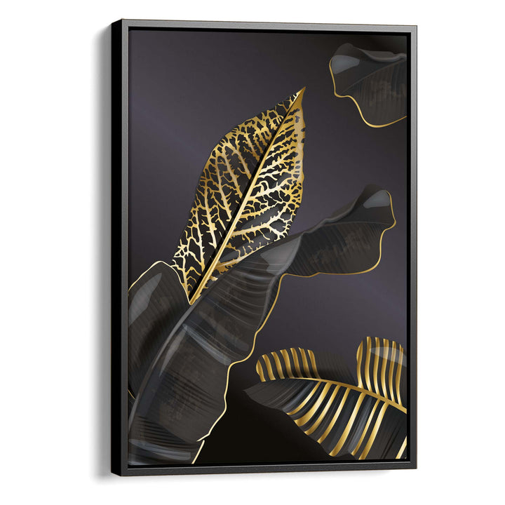 Golden Foliage Print
