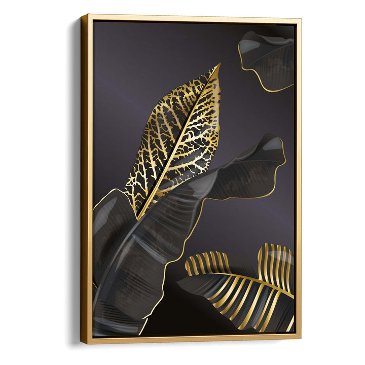 Golden Foliage Print