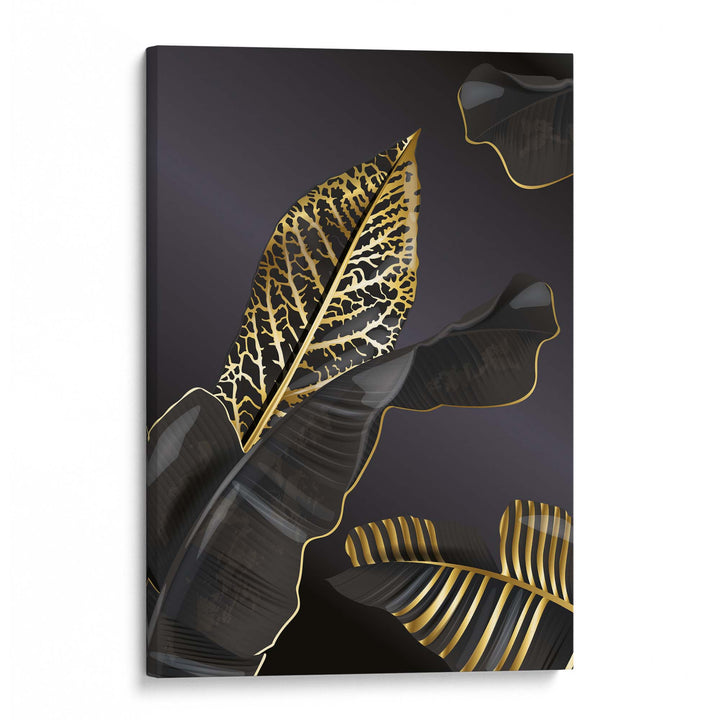 Golden Foliage Print
