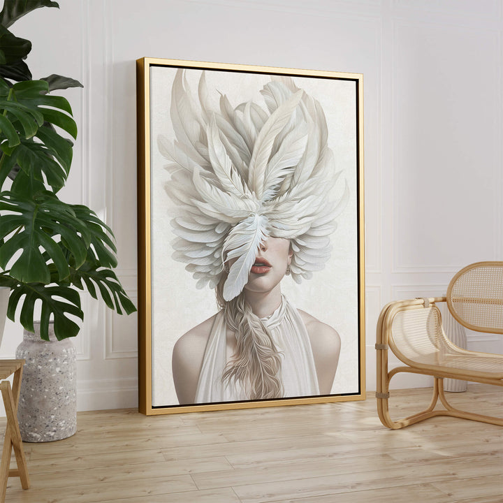 Plume Print Wall Art Moncasso