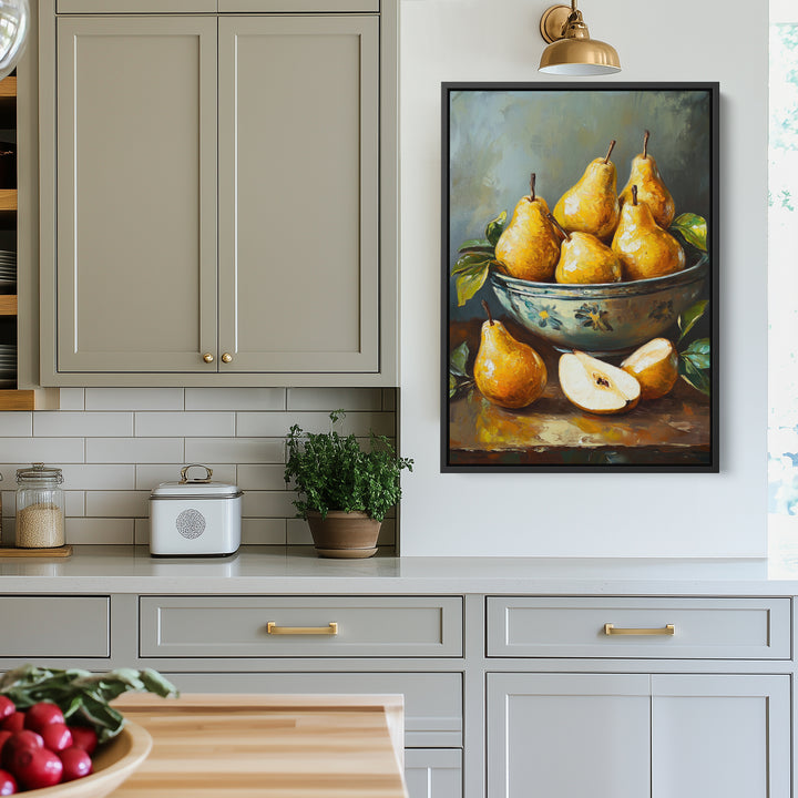 Farmhouse Pears Print Wall Art Moncasso