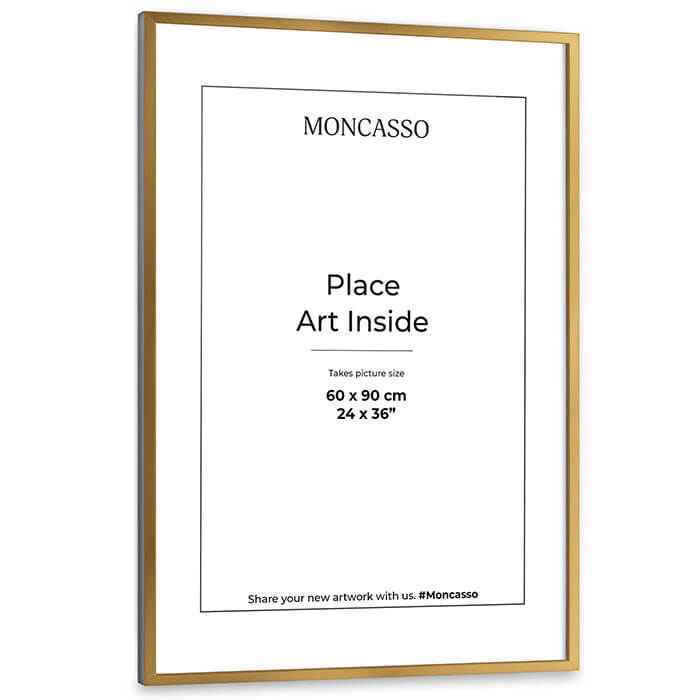 Fine Art Frame Gold 60 x 90 cm Frame Moncasso