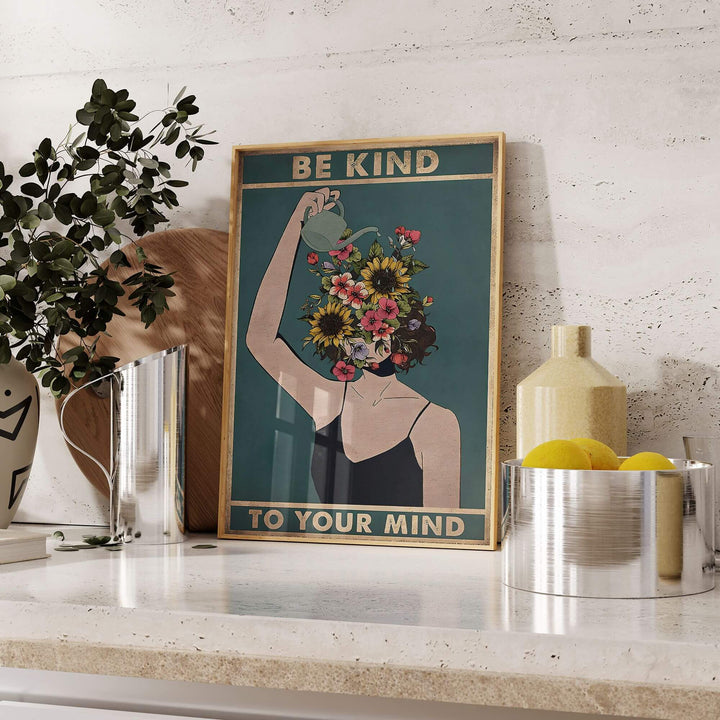 Be Kind No1 Print Wall Art Moncasso