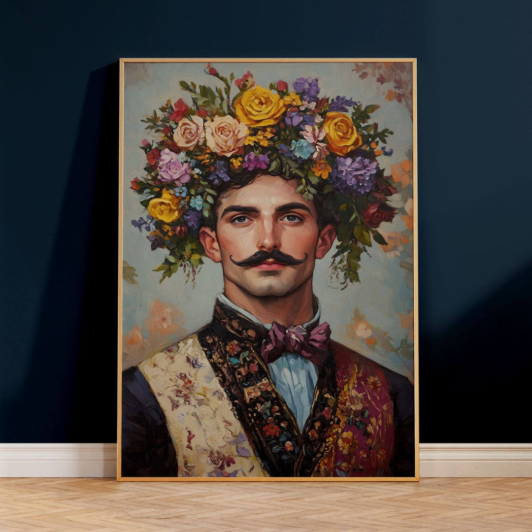 Victorian Gentleman Print Wall Art Moncasso