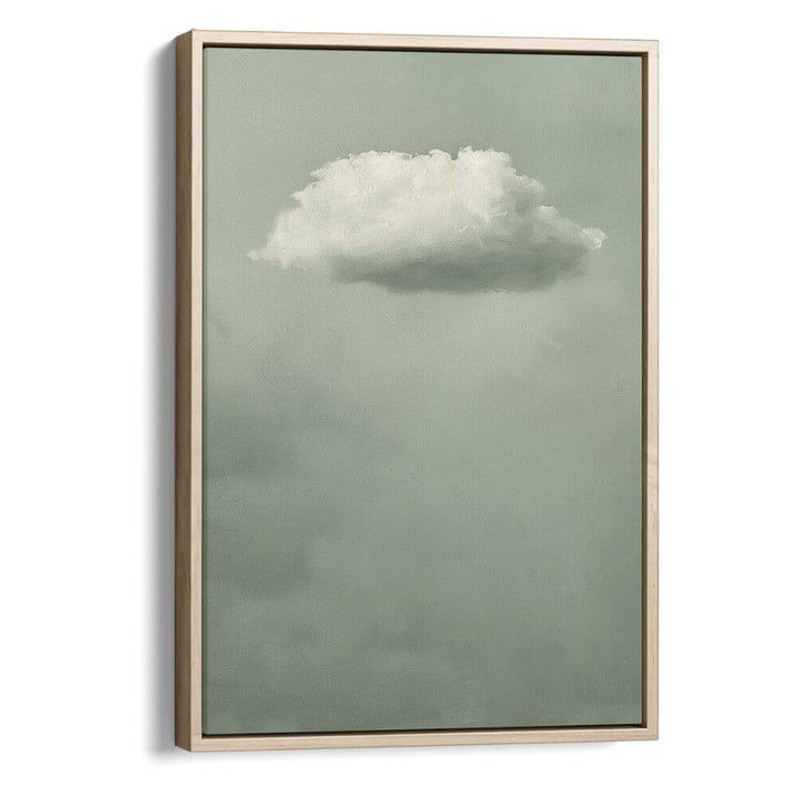 Sage Cloud Print Wall Art Moncasso