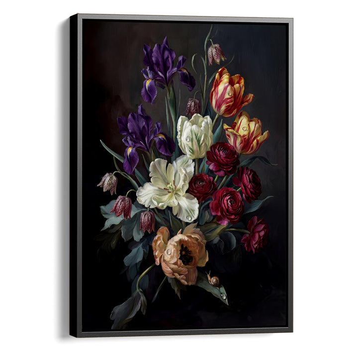 Iris Noir Print Wall Art Bilge Paksoylu