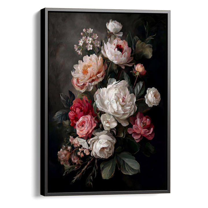 Peony Noir Print Wall Art Bilge Paksoylu