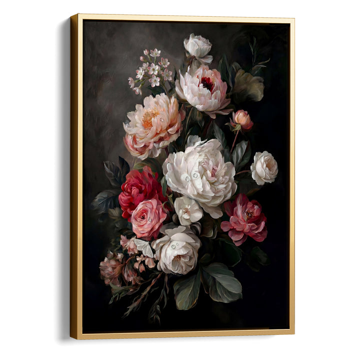 Peony Noir Print Wall Art Bilge Paksoylu