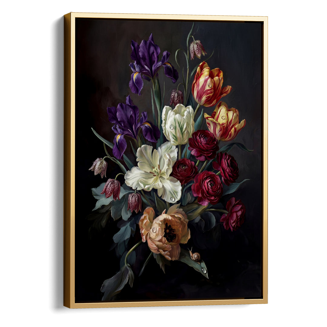 Iris Noir Print Wall Art Bilge Paksoylu