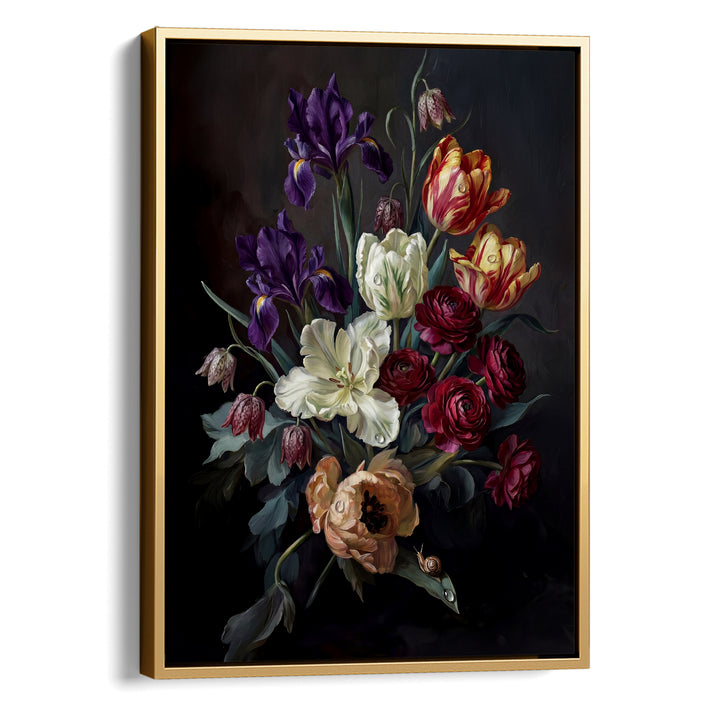 Iris Noir Print Wall Art Bilge Paksoylu