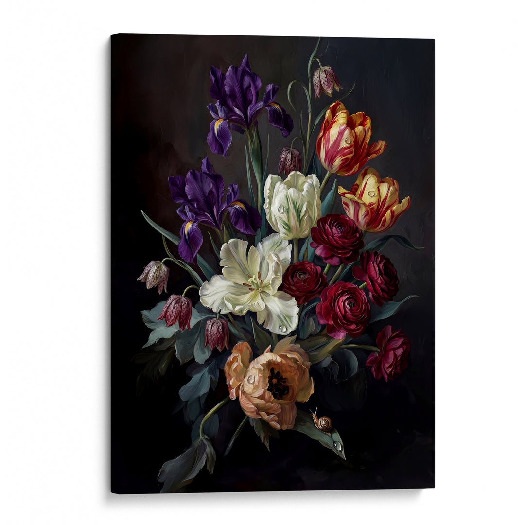 Iris Noir Print Wall Art Bilge Paksoylu