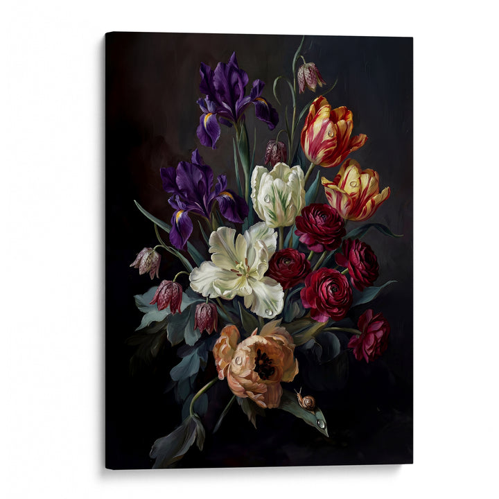 Iris Noir Print Wall Art Bilge Paksoylu