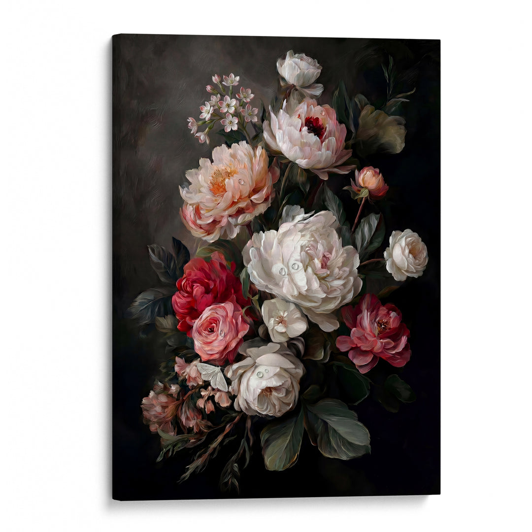 Peony Noir Print Wall Art Bilge Paksoylu