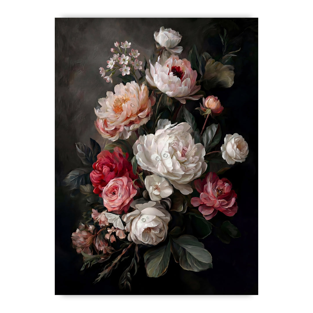 Peony Noir Print