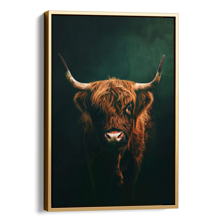 Highland Cow Print Wall Art Moncasso