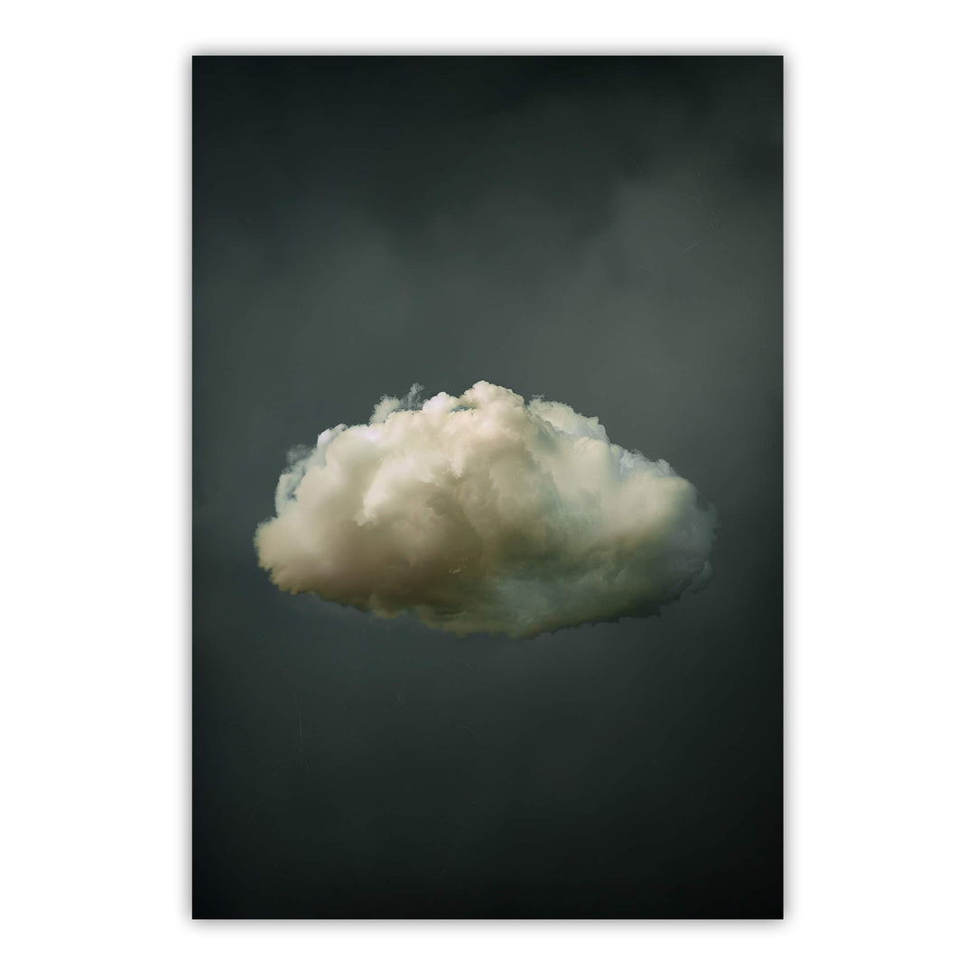 Vintage Cloud No3 Print Wall Art Moncasso