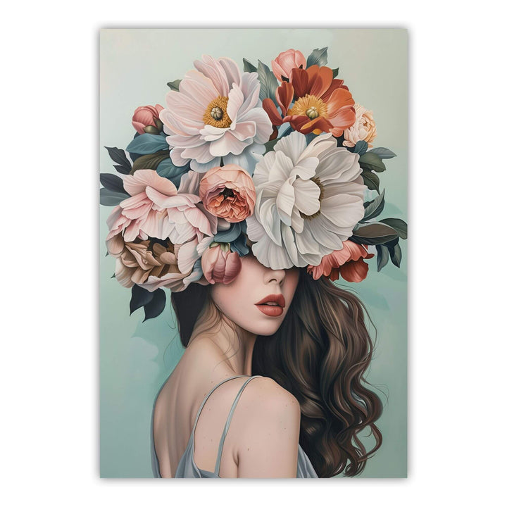 Flower Girl Print Wall Art Moncasso