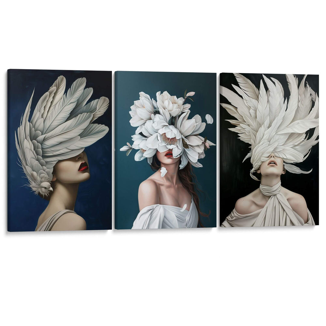 Nocturnal Set of 3 Prints Wall Art Moncasso