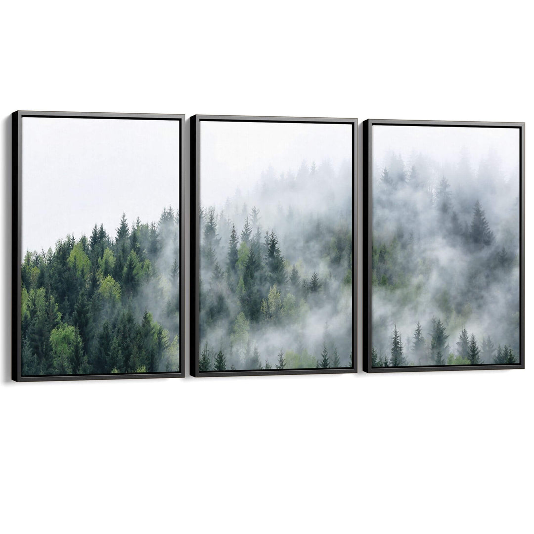 Nordic Forest Set of 3 Prints Wall Art Moncasso