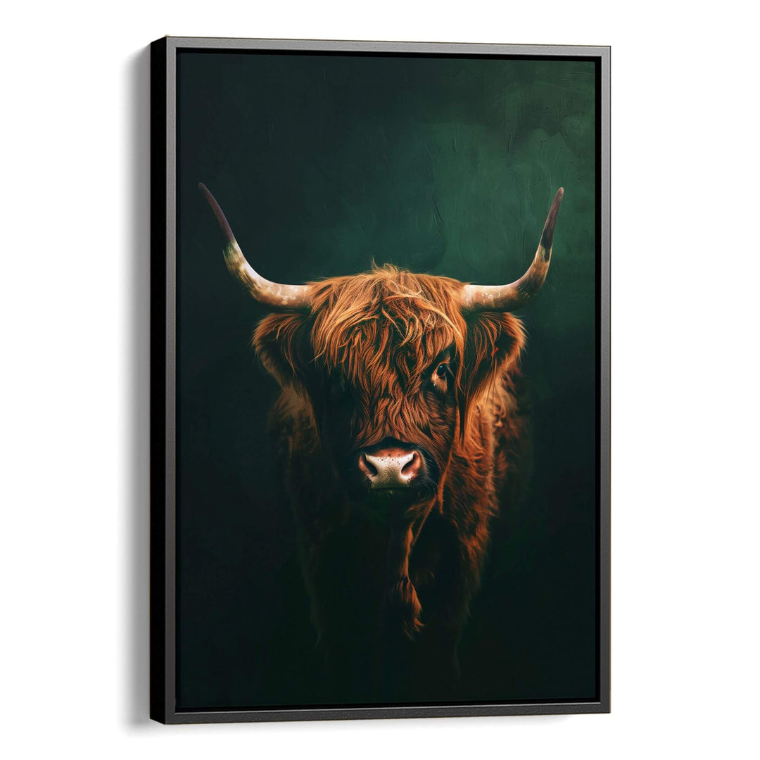 Highland Cow Print Wall Art Moncasso