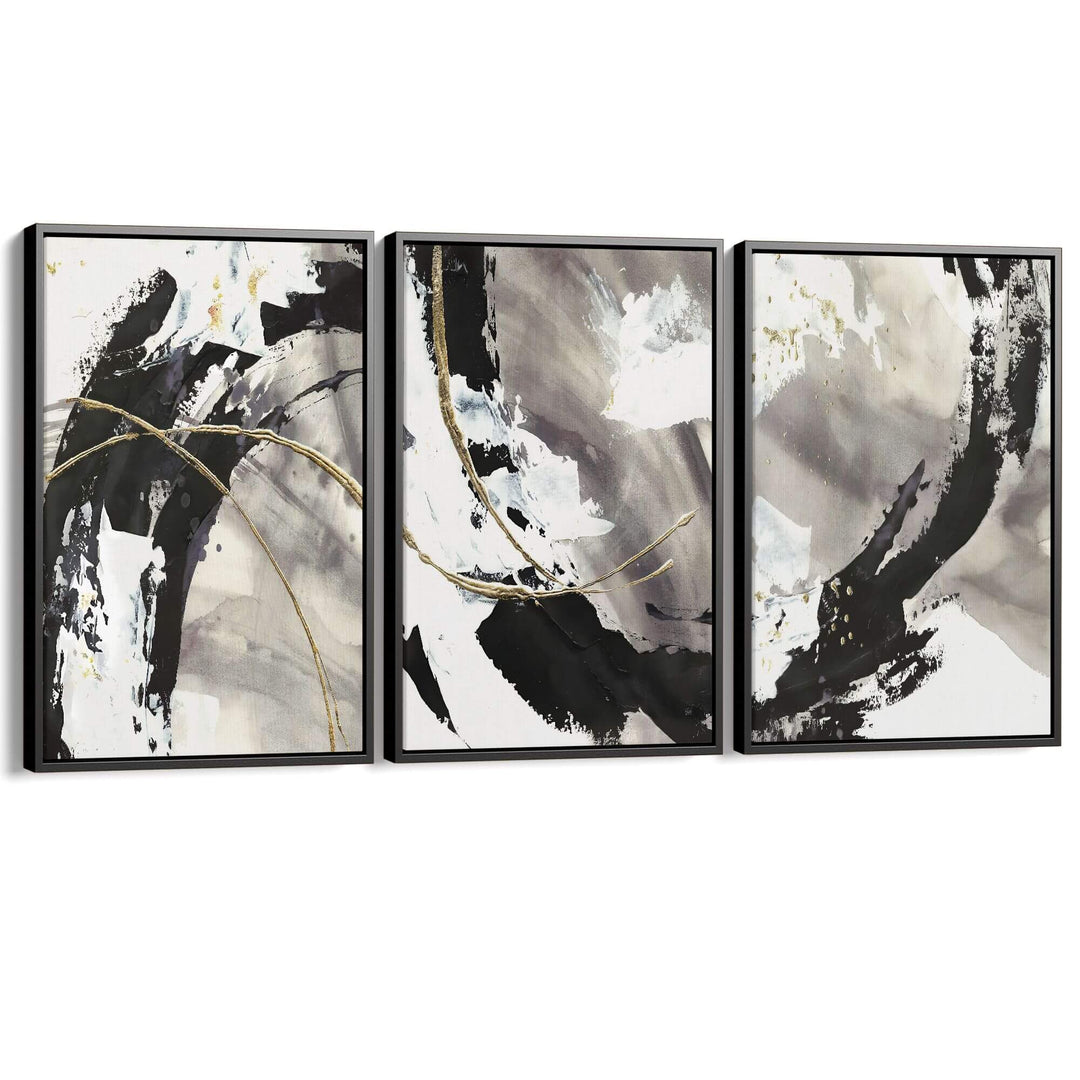 Greystorm Set of 3 Prints Wall Art Moncasso