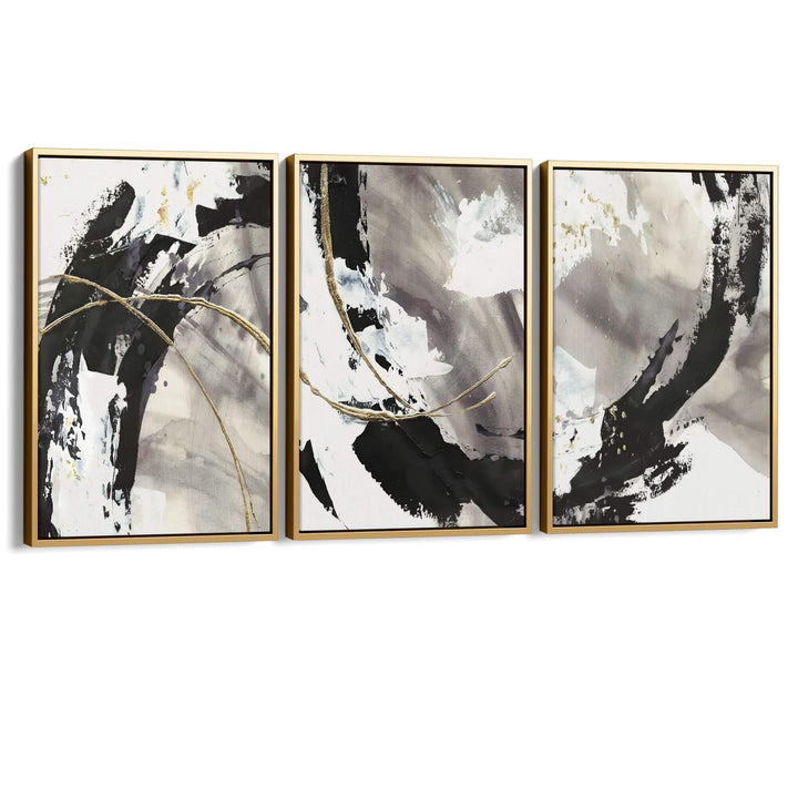 Greystorm Set of 3 Prints Wall Art Moncasso