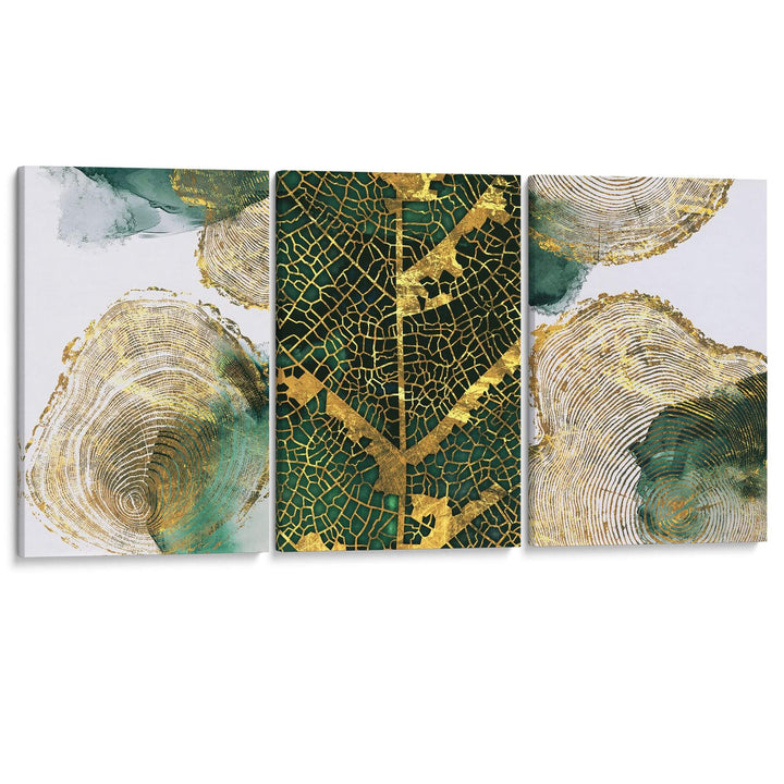 Golden Section Set of 3 Prints Wall Art Moncasso