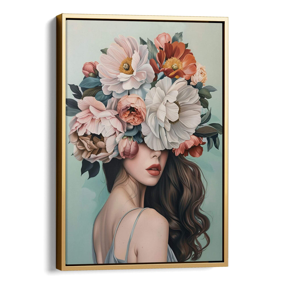 Flower Girl Print Wall Art Moncasso