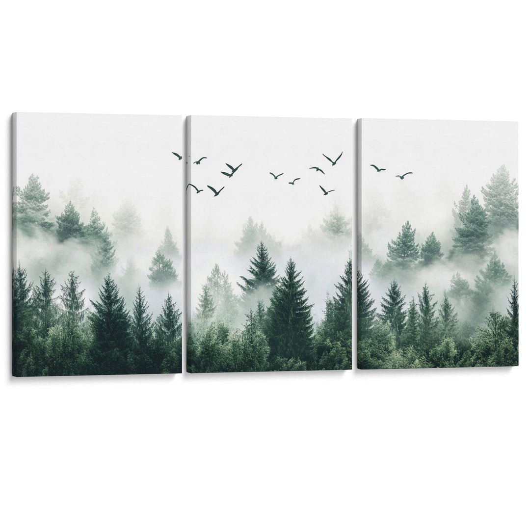 Above the Evergreens Set of 3 Prints Wall Art Moncasso