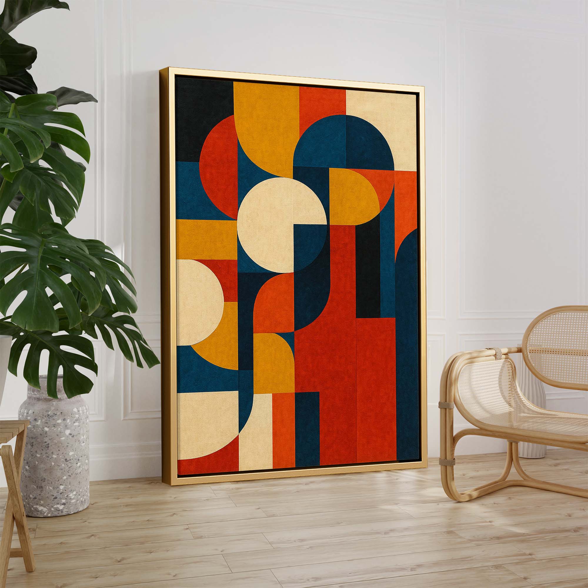 Arcadia No1 Print | Large Abstract Geometric Modern Canvas Wall