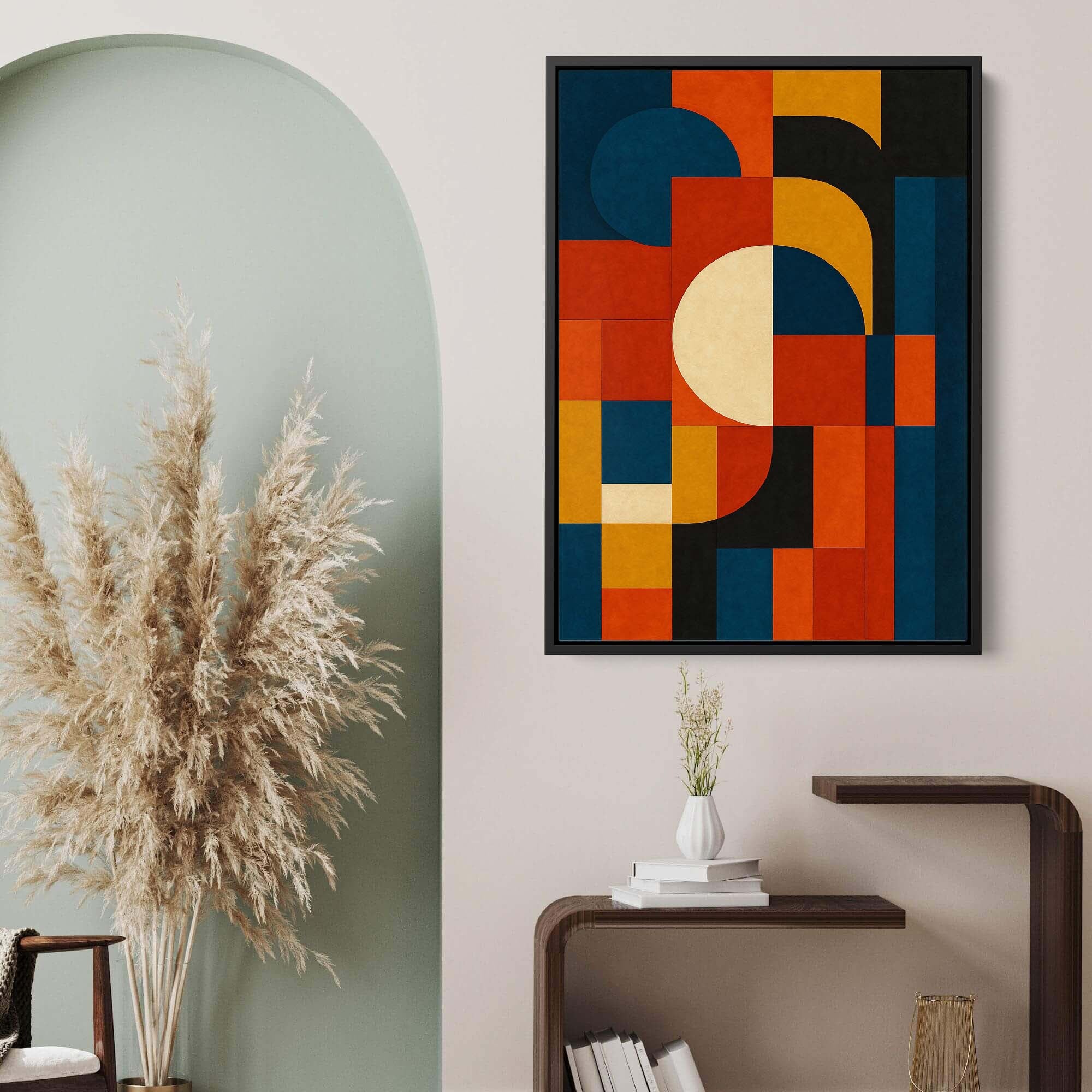 Arcadia No2 Print | Large Abstract Geometric Modern Canvas Wall