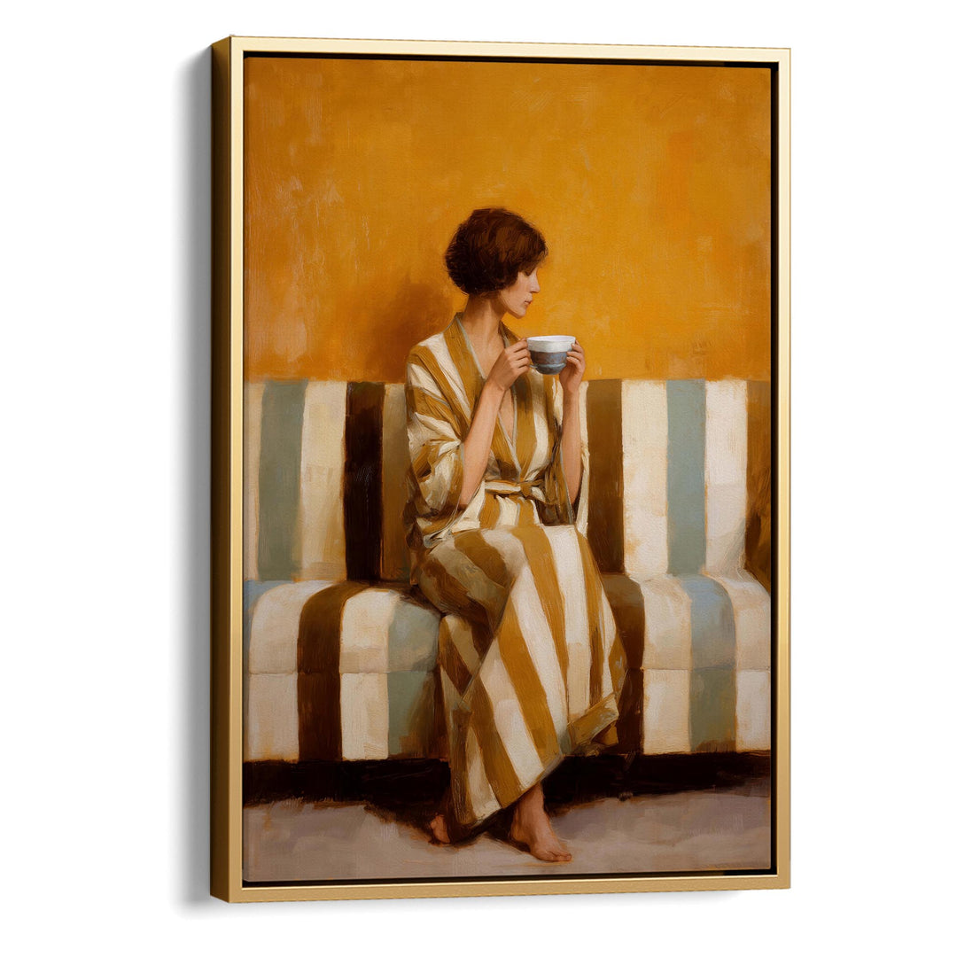 Amber Silence Print Wall Art Moncasso
