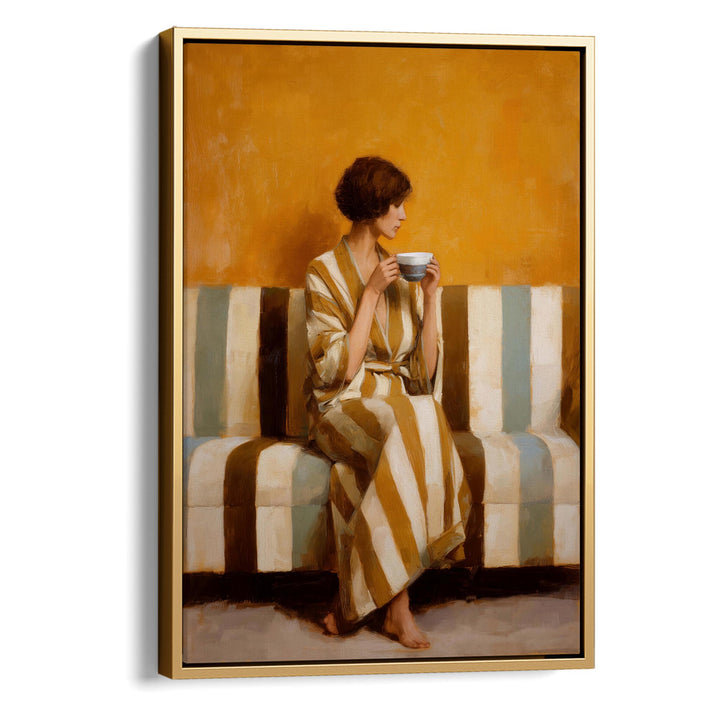 Amber Silence Print Wall Art Moncasso