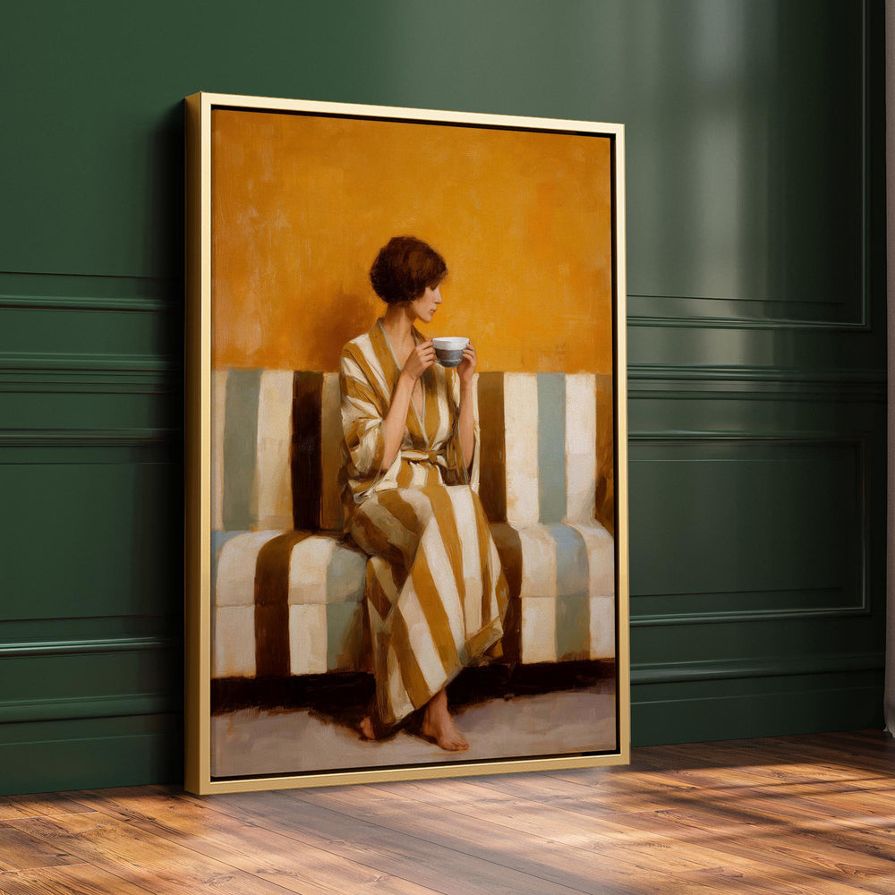 Amber Silence Print Wall Art Moncasso