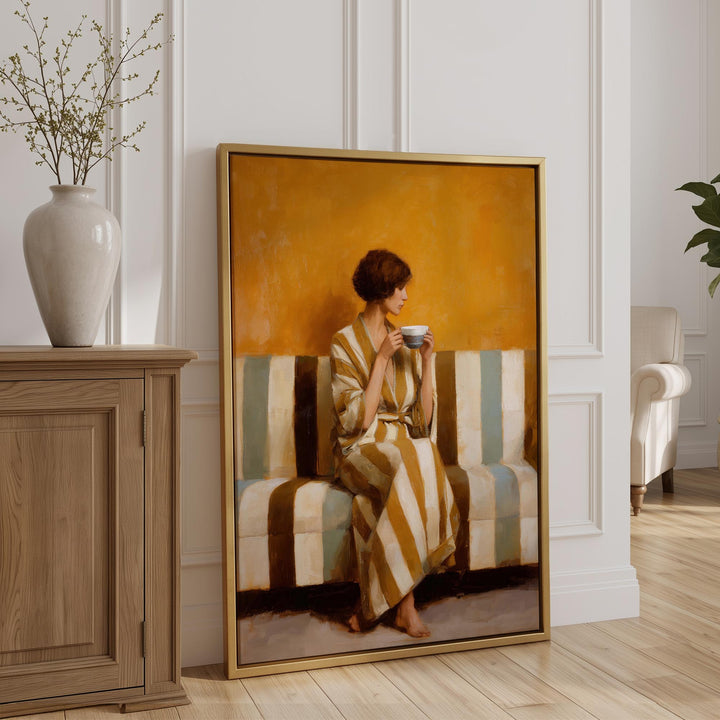 Amber Silence Print Wall Art Moncasso