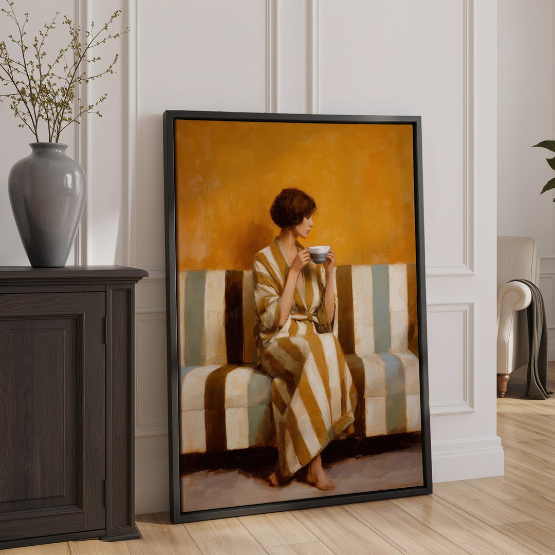 Amber Silence Print Wall Art Moncasso