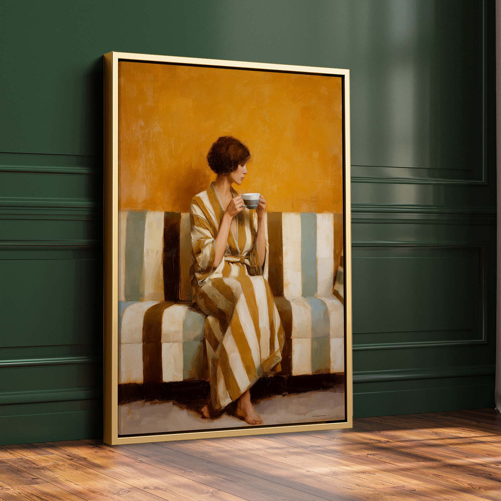Amber Silence Print Wall Art Moncasso