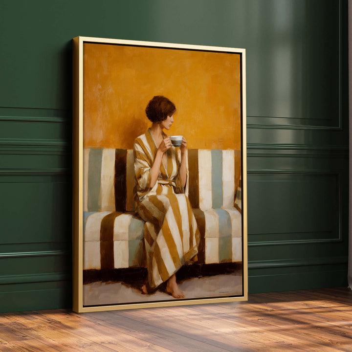 Amber Silence Print Wall Art Moncasso