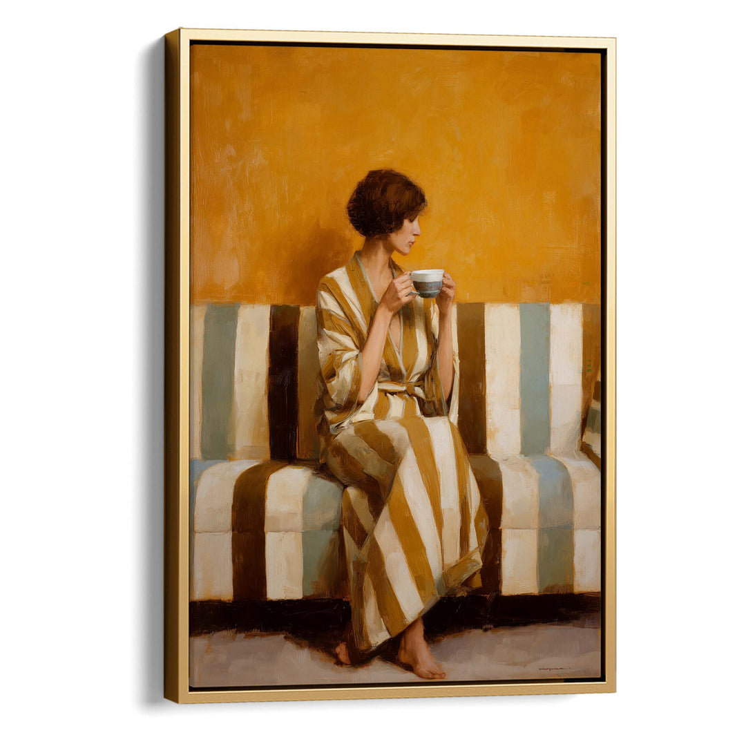 Amber Silence Print Wall Art Moncasso