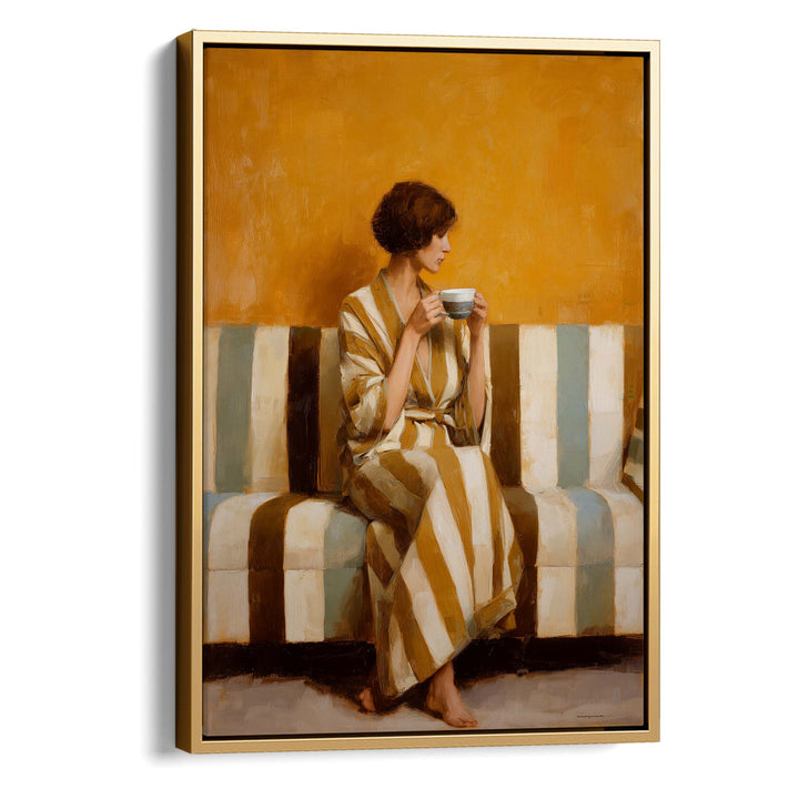 Amber Silence Print Wall Art Moncasso