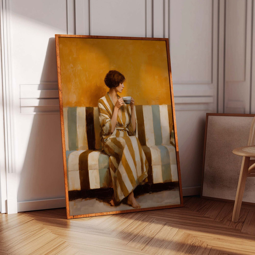 Amber Silence Print Wall Art Moncasso